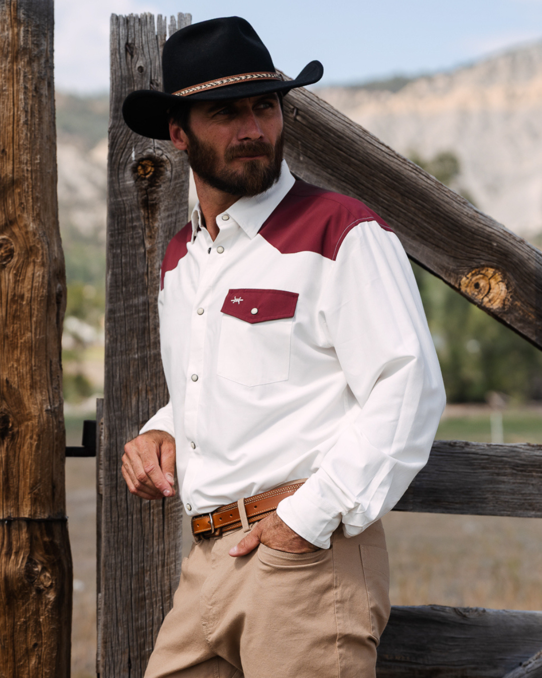 Western Field Shirt - Frontera Maroon